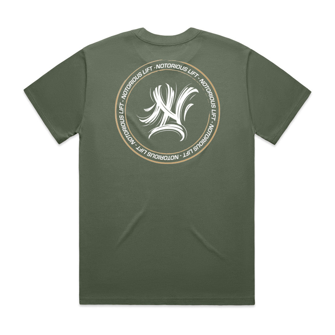 Oversized Logo Tee - Reaper Oversized Tee Copy colorway rear view