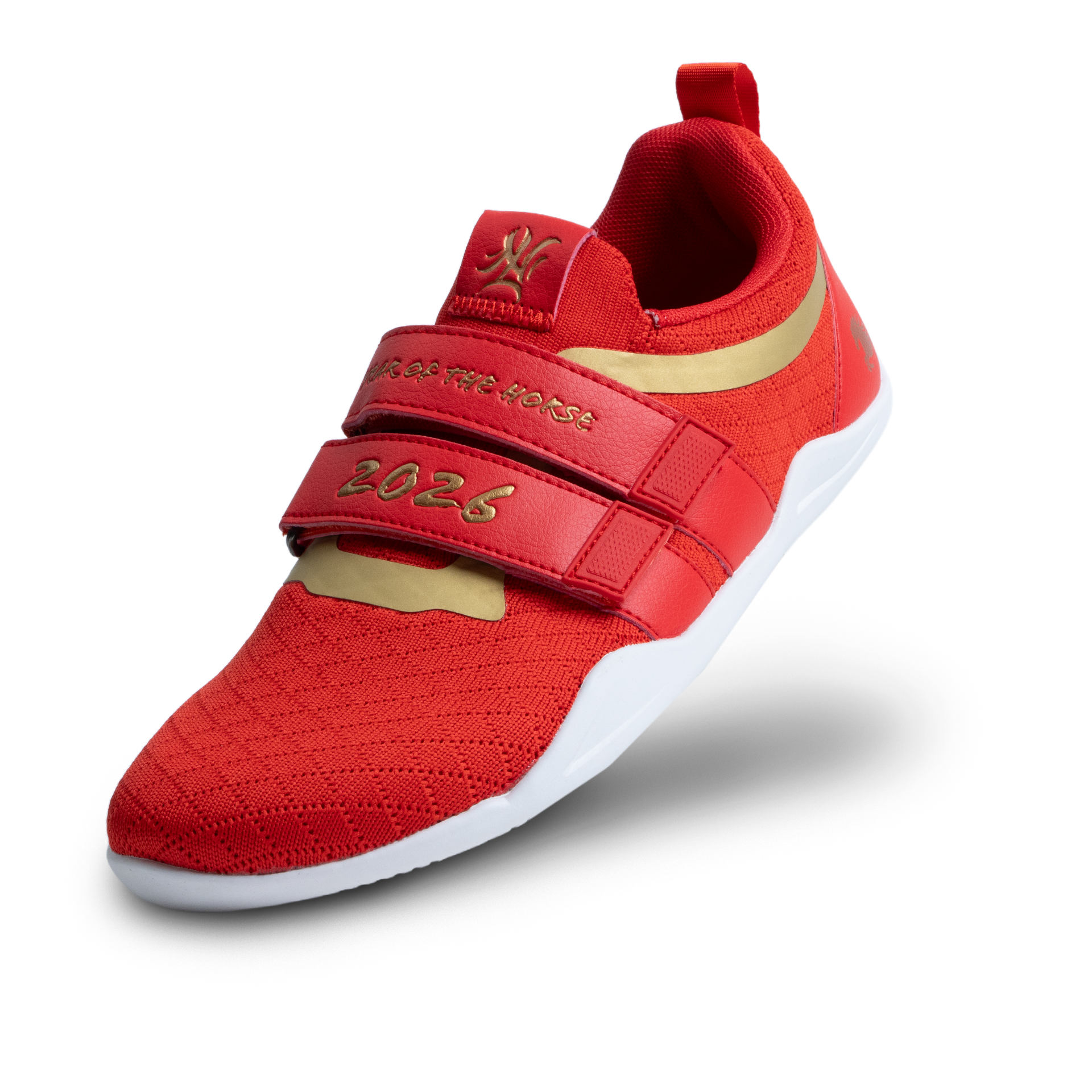 Sumo Sole Gen 4: Year of the Horse Red — Powerlifting Slipper (front view) | Notorious Lift